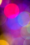 Abstract Colorful Bokeh For Background Stock Photo