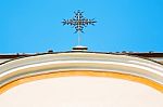 Abstract Cross In Italy   The Sky Background Stock Photo