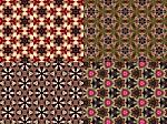 Abstract Kaleidoscopic Background Stock Photo