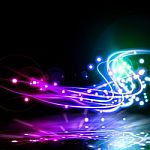 Abstract Lighting Effect  Stock Photo