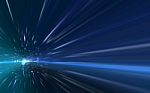 Abstract Speed Lens Flare And Light On Space Stock Photo