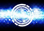 Abstract Technology Background Stock Photo