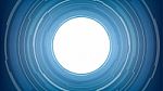 Abstract White Circle Technology On Blue Background Stock Photo