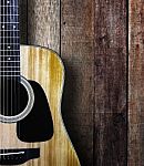 Acoustic Guitar Stock Photo