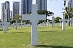 American Memorial Cemetery In Manila, Philippines.it Has The Lar Stock Photo