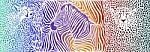 Animals Color Background - Pattern With Zebra And Cheetahs Motif Stock Photo