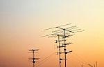 Antennas Stock Photo