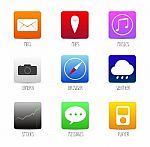 Application App Smartphone Icon. . Eps10 Stock Photo