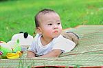 Asian Baby Stock Photo