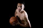 Asian Basketball Palyer Stock Photo