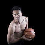 Asian Basketball Player Stock Photo