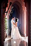 Asian Bride And Groom Stock Photo