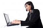 Asian Business Woman Stock Photo