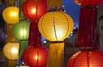Asian Lanterns Stock Photo
