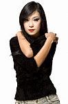 Asian Model Woman-Thai Ethnicity Beauty Stock Photo