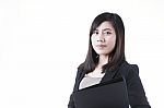 Asian Woman Business Stock Photo