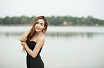 Asian Woman Portrait Photography Stock Photo