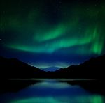 Aurora Borealis  Stock Photo