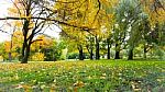 Autumn Season In Russia Moscow Stock Photo