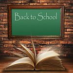 Back To School Blackboard Stock Photo