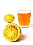 Bael Fruit Drink Stock Photo
