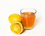 Bael Fruit Juice Stock Photo