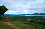 Bamboo Hut At Samed Nang She-thailand Stock Photo