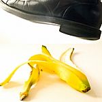 Banana Skin Stock Photo