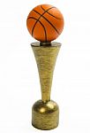 Basketball Trophy Isolated On White Background Stock Photo