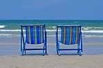 Beach Chairs Stock Photo