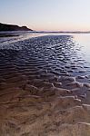 Beautiful Beach In Sagres Stock Photo