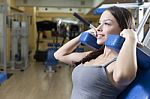 Beautiful Fit Women In The Gym Stock Photo