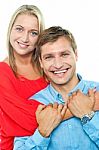 Beautiful Young Happy Smiling Couple Stock Photo