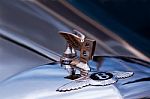 Bentley Hood Emblem Stock Photo