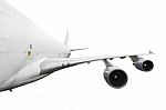 Big Airplane On White With Clipping Path Stock Photo