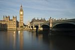 Big Ben Clock Tower Stock Photo