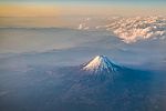 Bird Eyes View Of Mt. Fuji, Japan Stock Photo