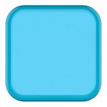 Blank Blue Board With Copyspace Shows Blank Billboard Display Stock Photo