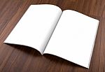 Blank Catalog,brochure, Magazines,book Mock Up Stock Photo