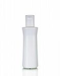 Blank White Plastic Cosmetics Bottle Isolated Stock Photo