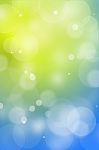 Blue And Green bokeh background Stock Photo