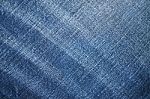 Blue Demin Fabric Texture Background Stock Photo