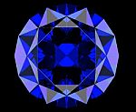 Blue Diamond Stock Photo
