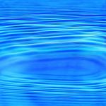 Blue Water Ripple In The Pool Stock Photo