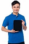 Brand New Tablet Device For Sale Stock Photo