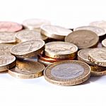 British Coin Currency Stock Photo
