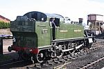 British Steam Train Stock Photo