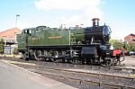 British Steam Train Stock Photo