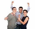 Brother And Sisters Having Fun Stock Photo