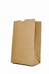 Brown Paper Bag Stock Photo